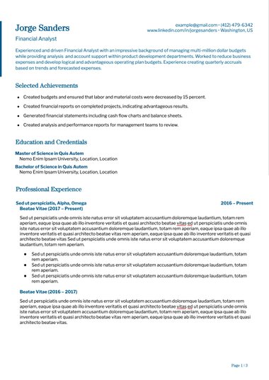 Academic Template