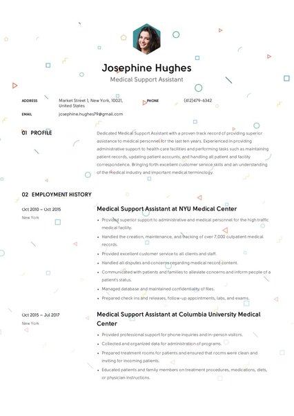 Vancouver resume template